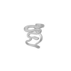 Aagaard - Schlangenring mit matter Oberfläche in silber