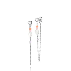 Anne-Sofie Krab x Sistie - Kettenohrring in silber mit Herz