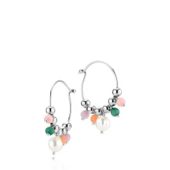 Anne-Sofie Krab x Sistie - Perlenohrringe in silber