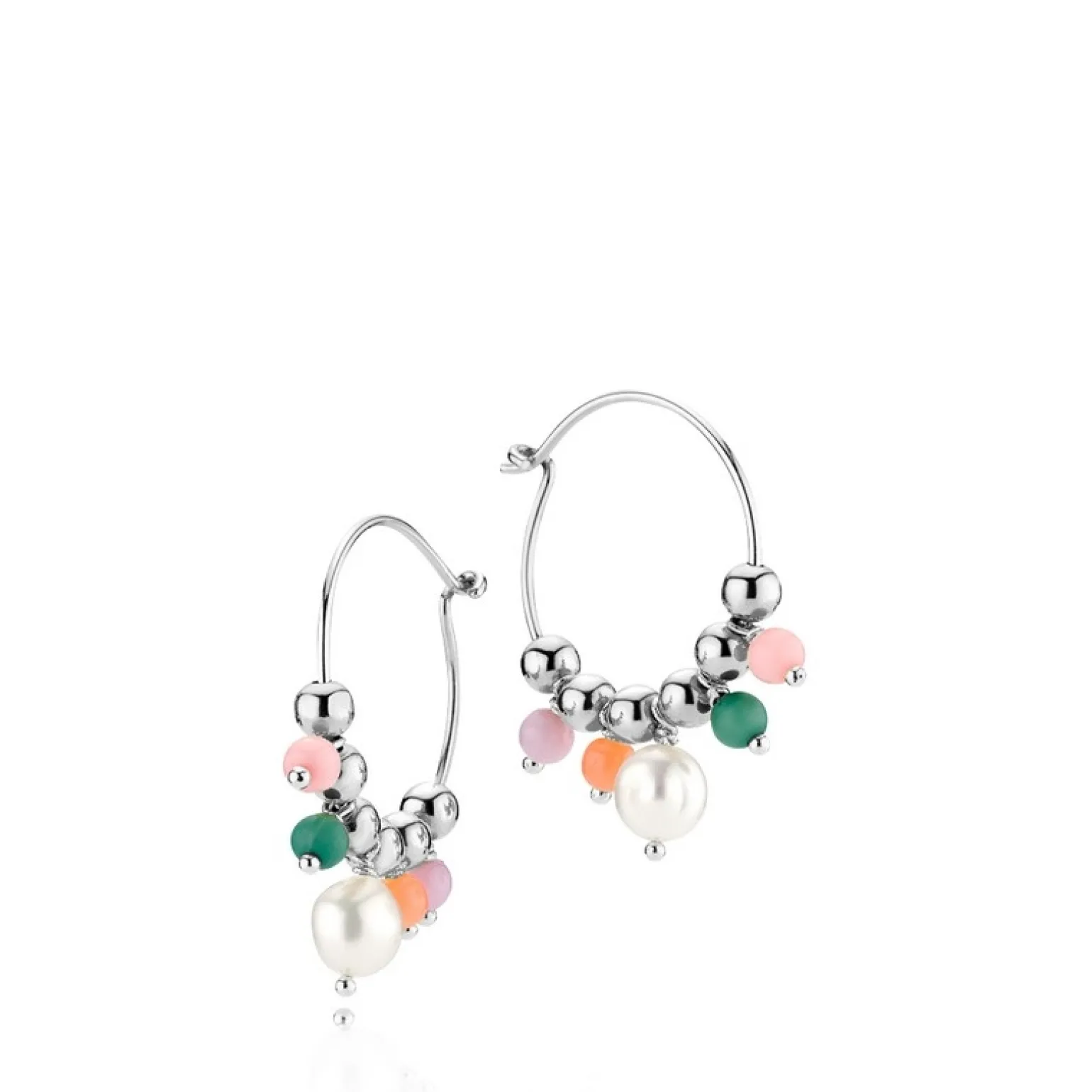 Anne-Sofie Krab x Sistie - Perlenohrringe in silber