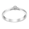 Aphrodite 14 kt. Weißgold Diamantring von 0,03 bis 0,25