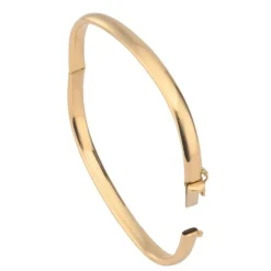 Armreif mit abgerundeten Ecken von BNH aus 8 kt. Gold