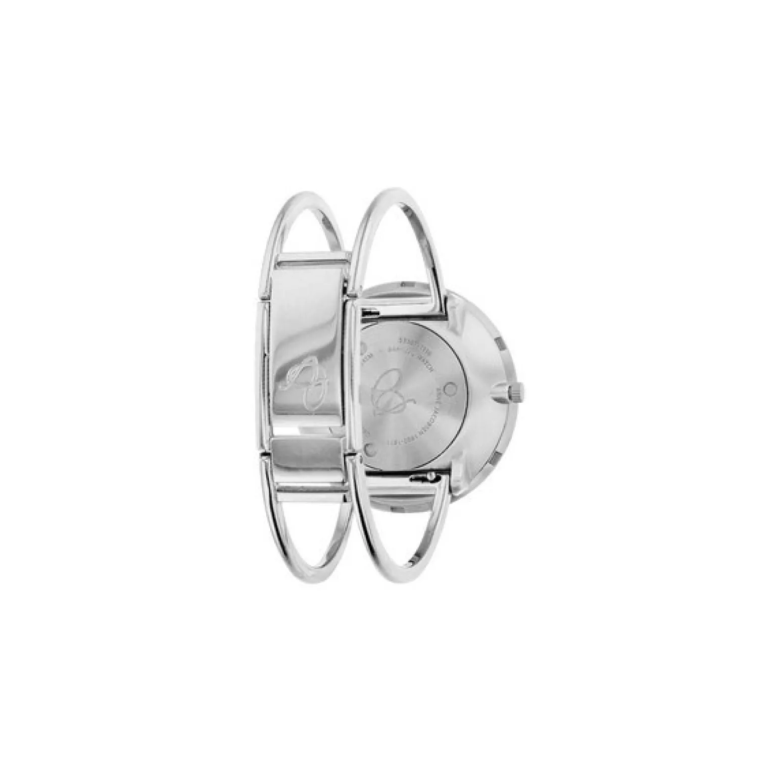 Arne Jacobsen - Bankers Watch Armspange - Ø30 - Weißes Zifferblatt, Stahlarmspange