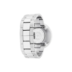 Arne Jacobsen - Bankiersuhr Ø40 - 50. Jahrestag - Zifferblatt aus grünem Marmor, gebürsteter Silber