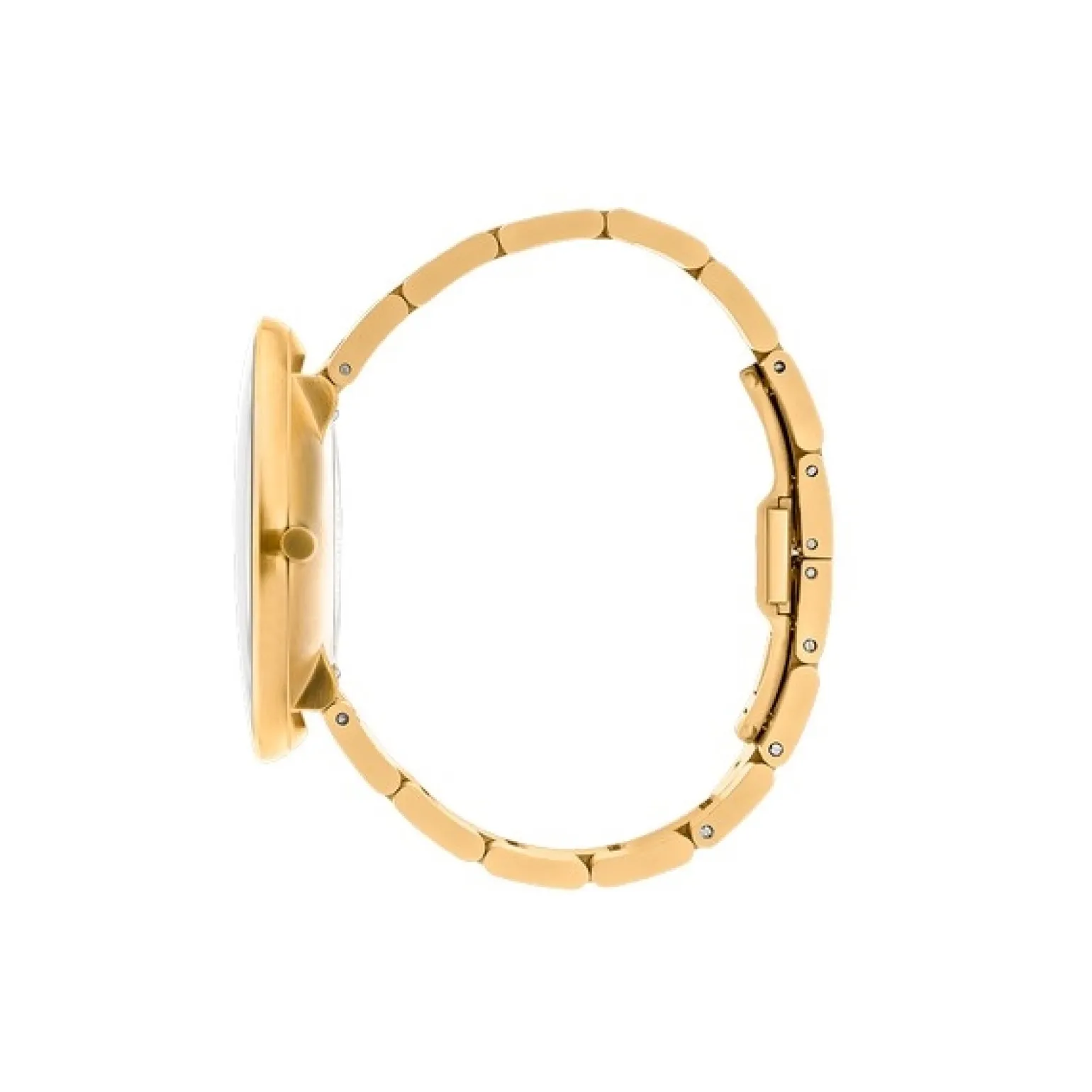 Arne Jacobsen - Rathausuhr mit grünem Zifferblatt und Goldarmband Ø40