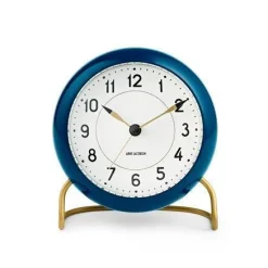 Arne Jacobsen - Station Bordur - Petroleum blau