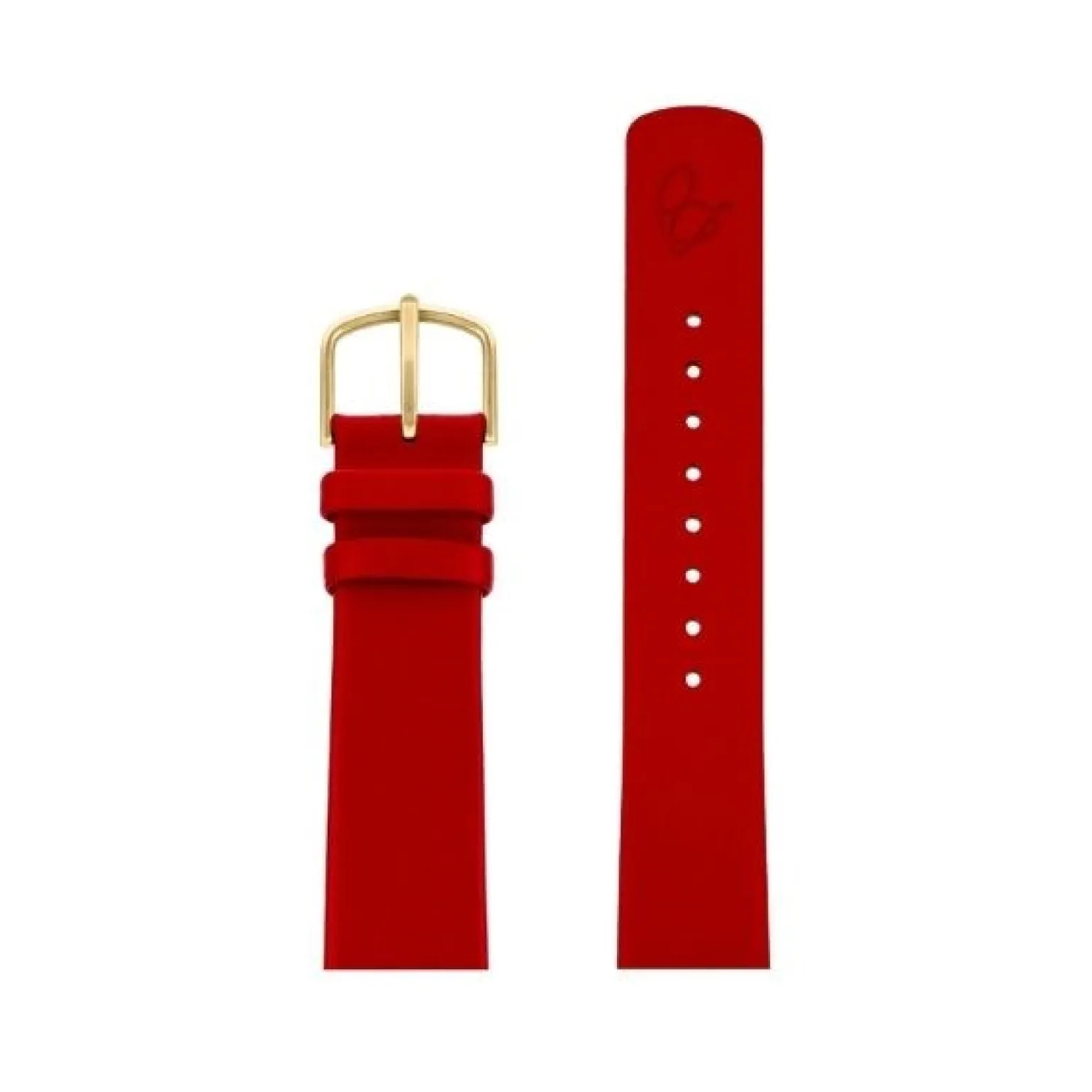 Arne Jacobsen Uhrenarmband - Rotes Lederarmband