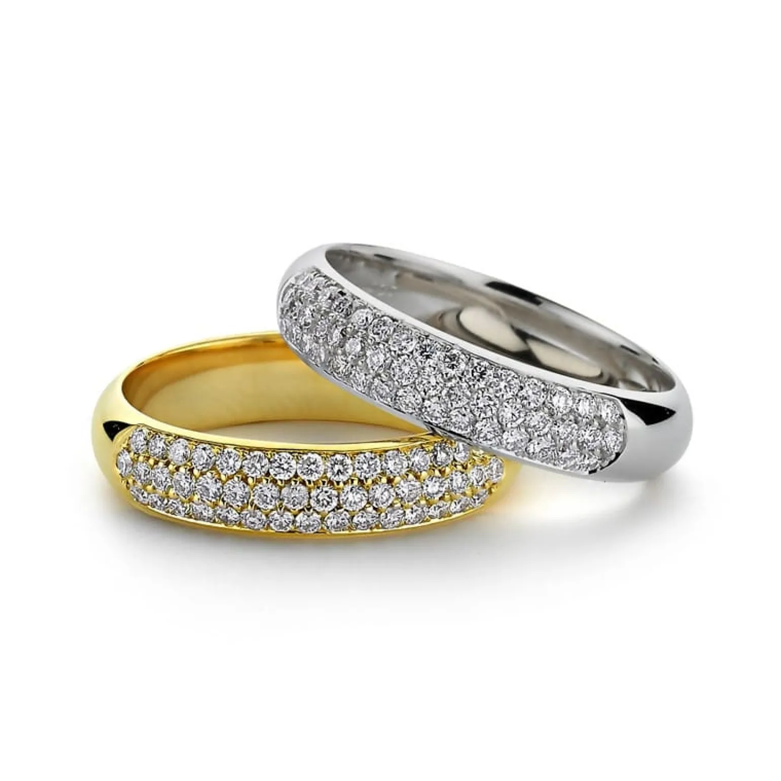 Beauté Diamantring aus 14kt Weißgold mit insgesamt 0,29ct