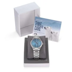 Bering - Automatische Damenuhr aus gebürstetem Stahl 35 mm