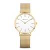 Bering - Classic Collection Damenuhr in Goldfarben 34 mm