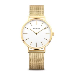 Bering - Classic Collection Damenuhr in Goldfarben 34 mm