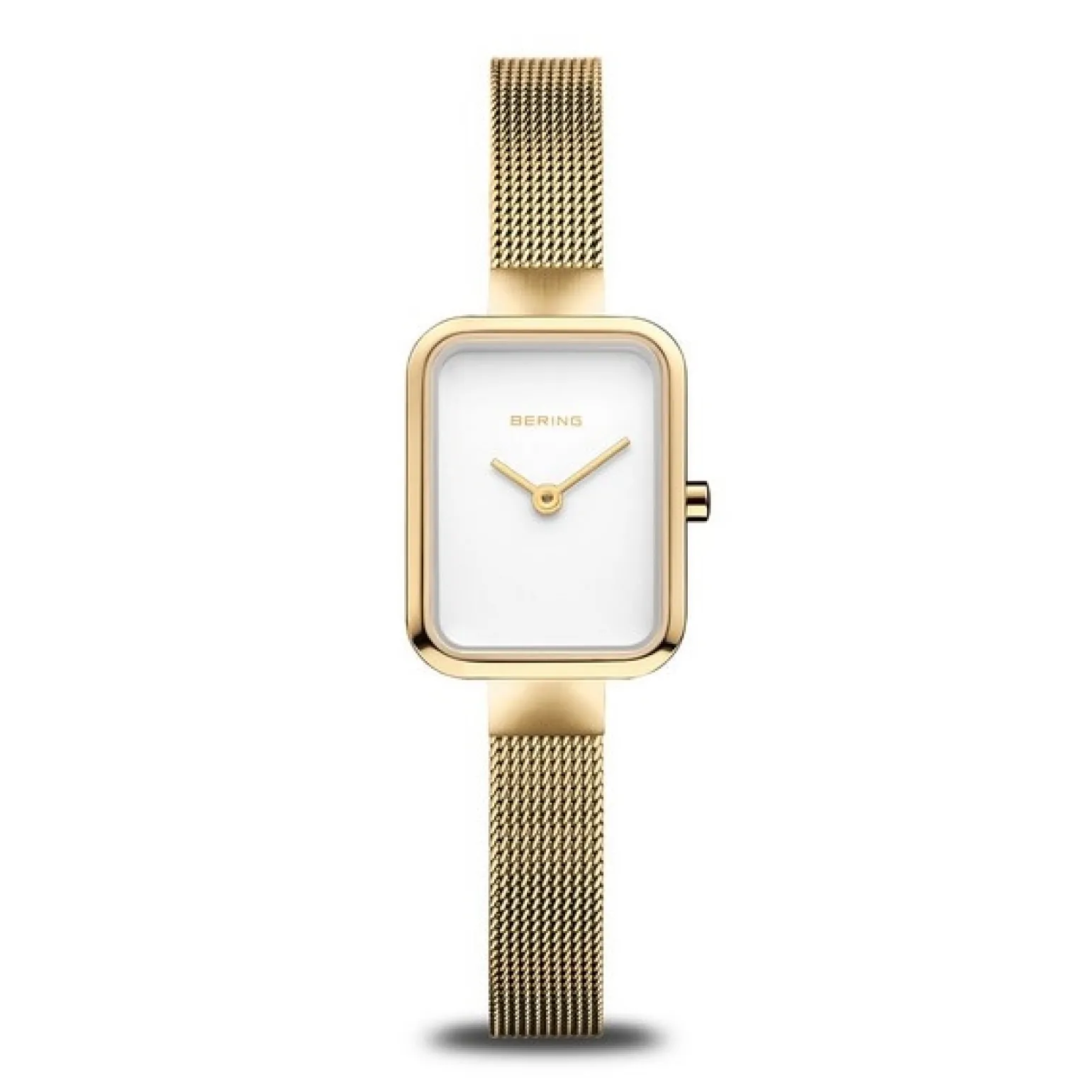 Bering - Klassische Damenuhr mit quadratischem Gehäuse Ø20 mm