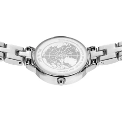 Bering - Klassische Damenuhr aus poliertem Stahl Ø22 mm