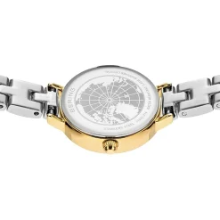 Bering - Klassische Damenuhr aus zweifarbigem Stahl Ø22 mm