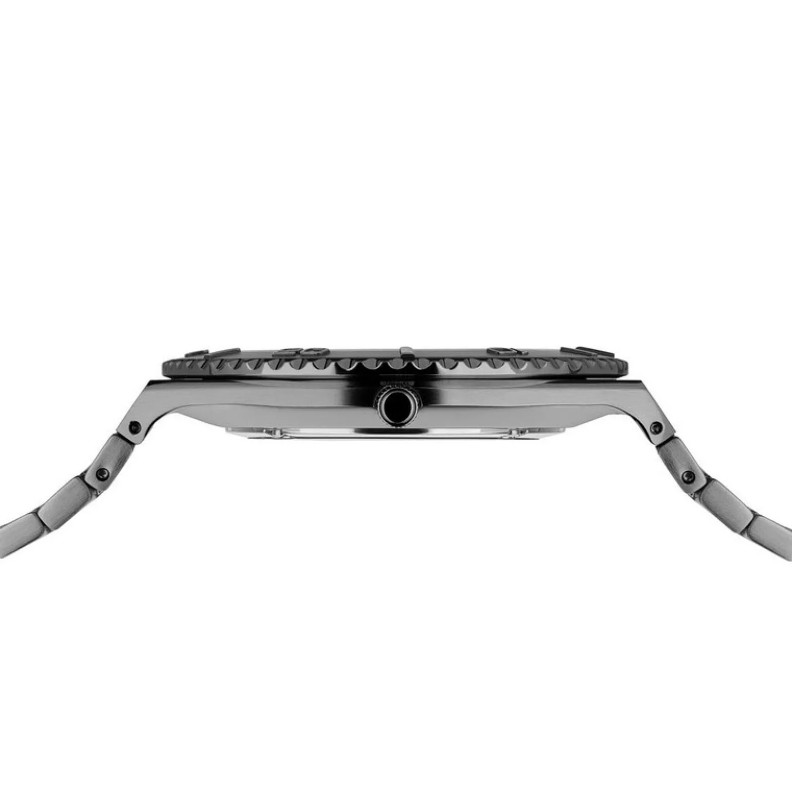 Bering - Klassische Herrenuhr in gebürstetem Grau mit grauem Zifferblatt