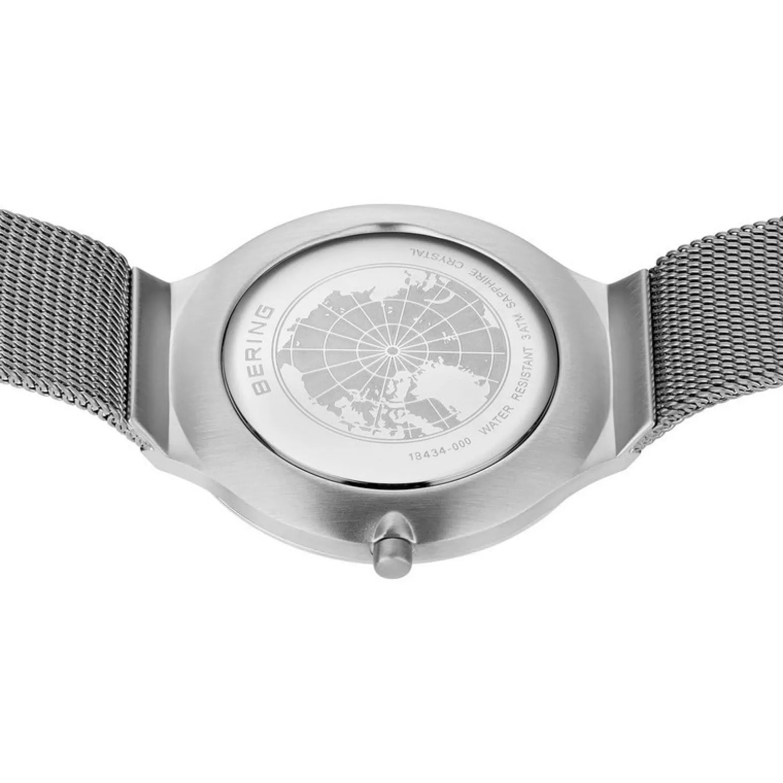 Bering - Ultra Slim Damenuhr aus poliertem/gebürstetem Stahl**