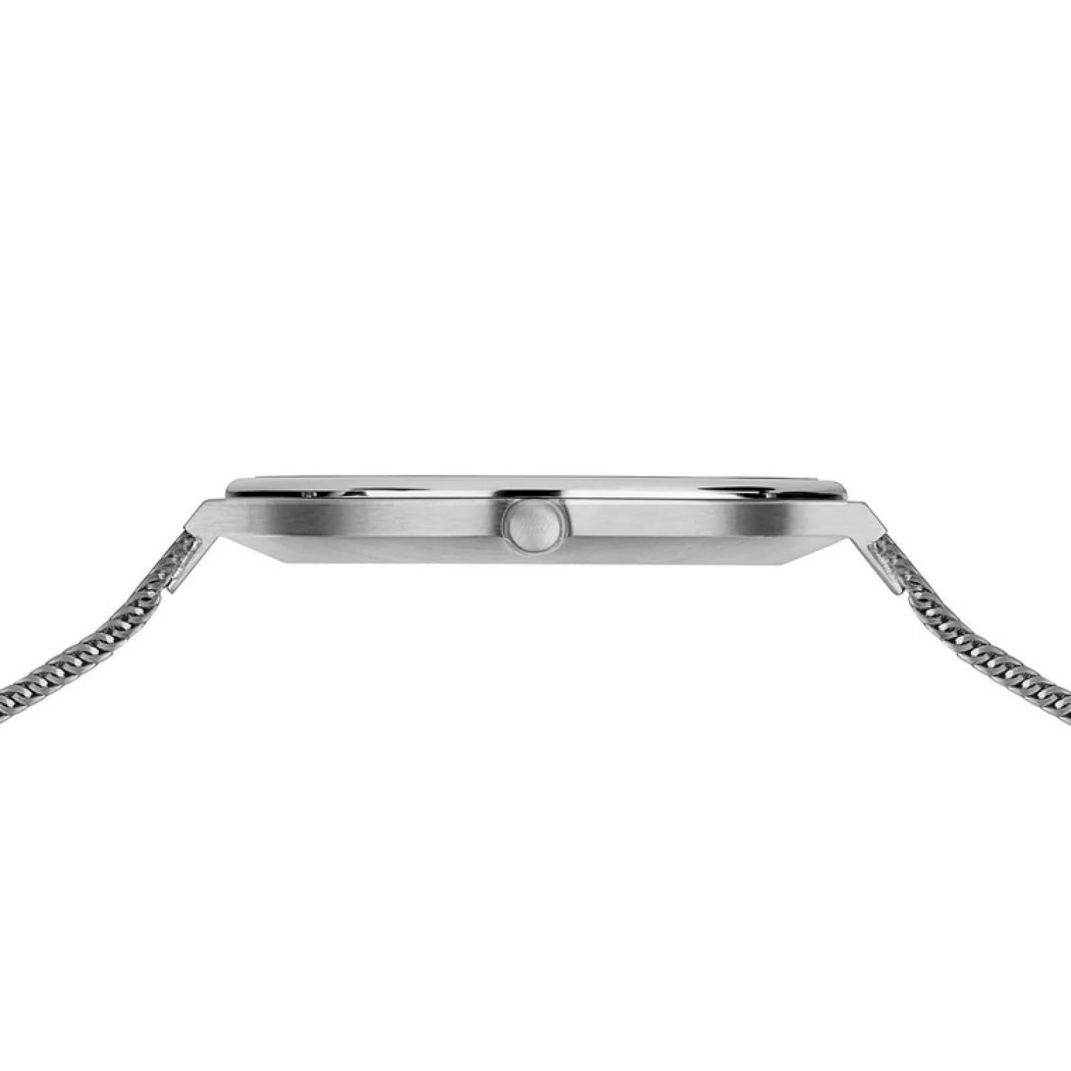 Bering - Ultra Slim Damenuhr aus poliertem/gebürstetem Stahl**