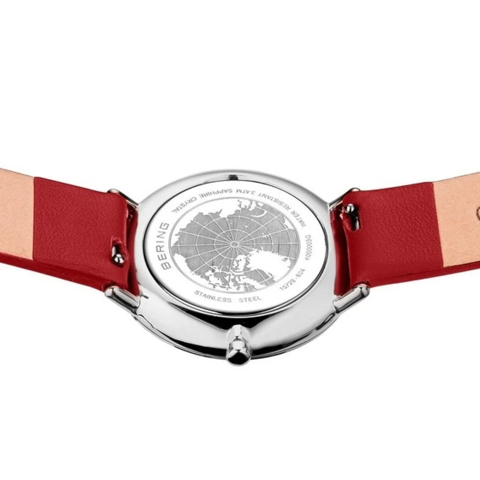 Bering - Ultra Slim Damenuhr aus poliertem Stahl Ø29 mm