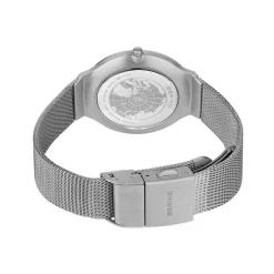 Bering - Ultra Slim Damenuhr aus poliertem/gebürstetem Stahl**
