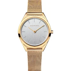 Bering Ultra Slim Unisex-Uhr in poliertem Gold