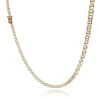 Bismark 14 kt Gold Halskette (Verschiedenen Breiten und Längen)