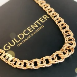 Bismark 14 kt Gold Halskette (Verschiedenen Breiten und Längen)