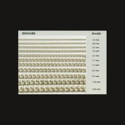 Bismark 14 kt Gold Halskette (Verschiedenen Breiten und Längen)