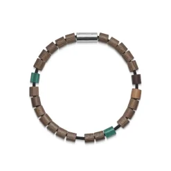 Black Sun BACKDOOR, HAWAII schwarzes Nylon und passende Perlen mit silberner Schließe