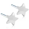 Blomdahl - Silberner Titan-Ohrring Star Ø5**