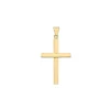 Breiter Stolpe-Kreuz-Anhänger aus Gold mit 8-14 Karat - Medium