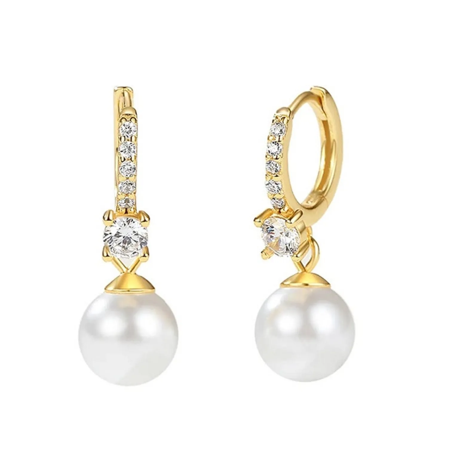 ByBirch - Bügel aus vergoldete silber mit Perlen