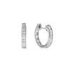 ByBirch - Elsa Hoops in silber m. zirkonia