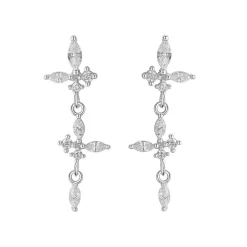 ByBirch - Jones-Ohrringe in silber m zirkonia