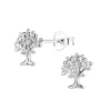 ByBirch - Ohrringe in silber mit Baum des Lebens