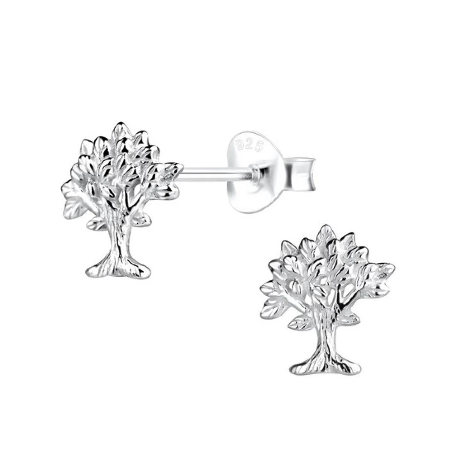 ByBirch - Ohrringe in silber mit Baum des Lebens