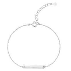 ByBirch Kinder - Armband in silber mit Platte