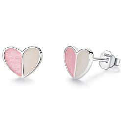 ByBirch Kinder - Gestüte in silber mit ersten Liebesherzen