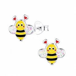 ByBirch Kinder - Ohrringe aus silber mit süßen Bienen