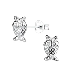 ByBirch Kinder - Ohrringe aus silber mit Eule