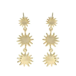 ByBirch vergoldete - Sahara-Ohrringe in silber
