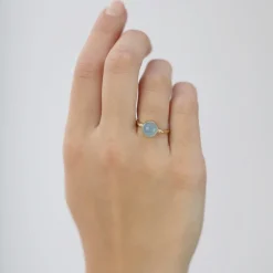 Christina Collect - BLUE CHALCEDONY aus forgoldet silber