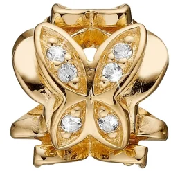 Christina Collect - Butterfly Wechselanhänger in vergoldete für Silberarmbänder