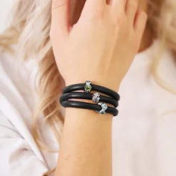 Christina Collect - COLORFUL CHAMPAGNE Anhänger in silber für Lederarmband