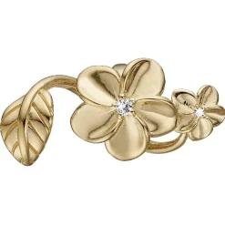 Christina Collect - FLOWER BOUQUET vergoldeter Anhänger für Lederarmband*.