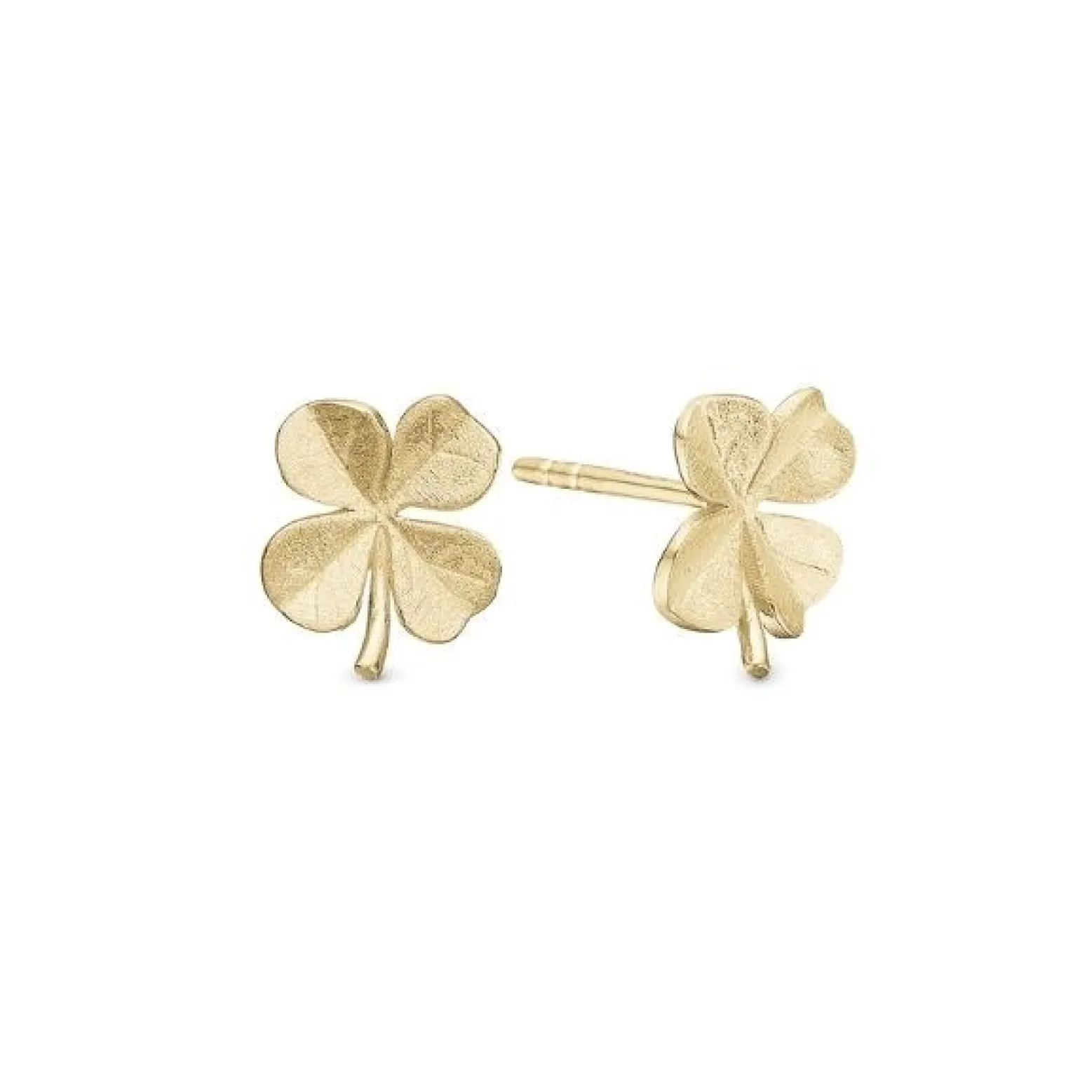 Christina Collect - FOUR LEAF CLOVER Ohringe aus vergoldet silber