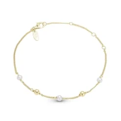 Christina Collect - FRESH WATER PEARLS Armband in vergoldetem Silbe