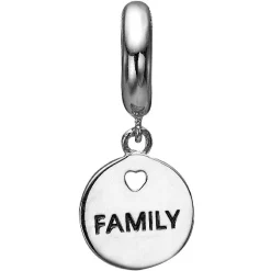 Christina Collect - HAPPY FAMILY Anhänger in Silber für Lederarmband