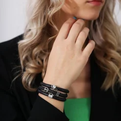 Christina Collect - LEAF OF LOVE Charm in silber für Lederarmband