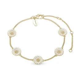 Christina Collect - Marguerite Armband aus vergoldetem Silber