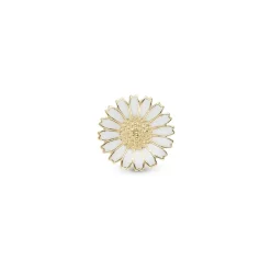 Christina Collect - Marguerite charm aus vergoldete silber für Lederarmband 13 mm.